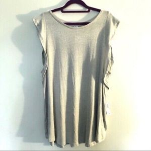 Old Navy High Neck Ruffle Top